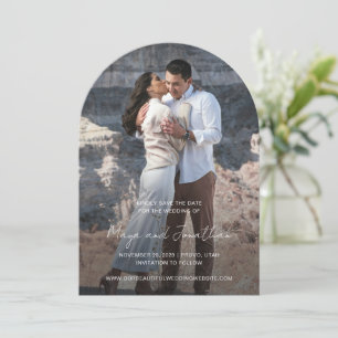 Elegant Photo Modern Wedding Save The Date