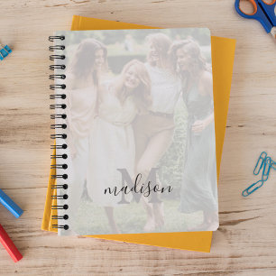Elegant Photo Monogram Name 2025 Planner