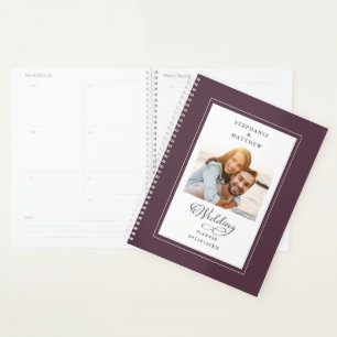 Elegant Photo Purple Cassis Engagement Wedding Planner