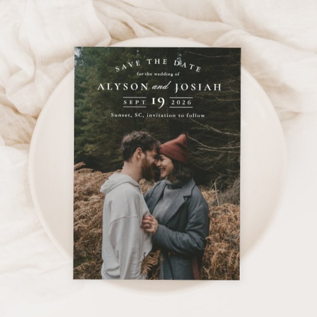 Elegant Photo Save The Date (Creator Uploaded)