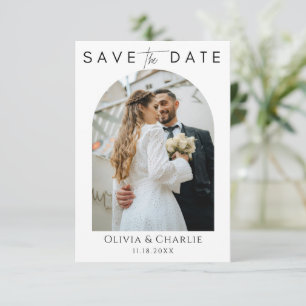 Elegant Photo Save the Date Card