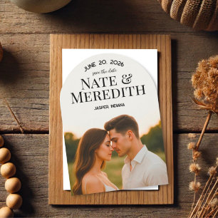 Elegant Photo Save the Date Classy