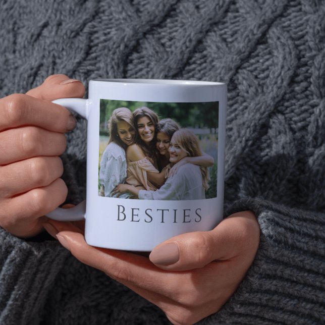 Elegant Photo Sisterhood Quote Bestie Mug (Elegant Photo Sisterhood Quote Bestie Mug
)