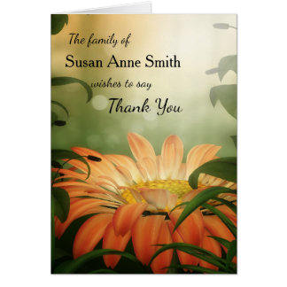 Elegant Photo Thank You for Your Sympathy