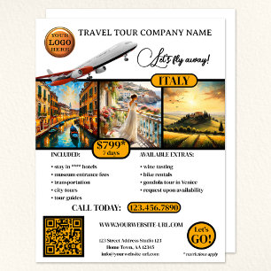 Elegant Photo Travel Template Flyer