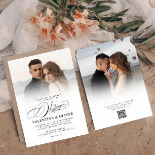 Elegant Photo Wedding Invitation