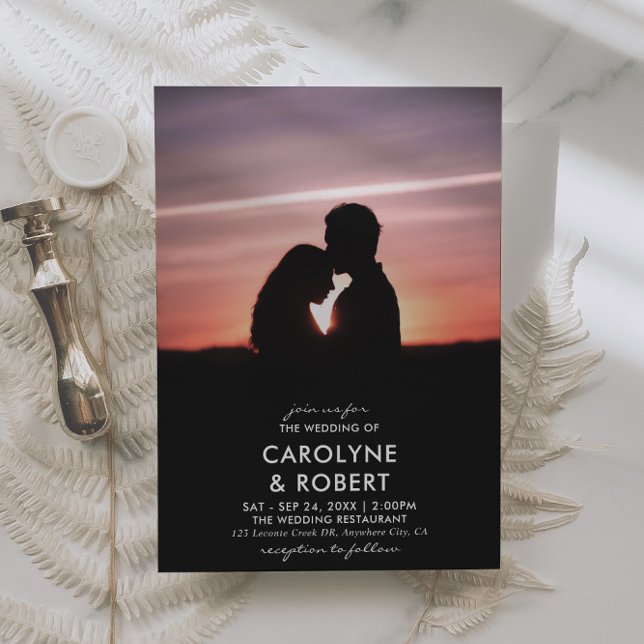 Elegant Photo Wedding Invitation (Creator Uploaded)