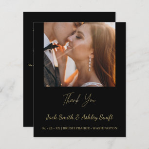 Elegant Photo Wedding Thank you