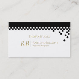 Elegant Photographer Business Card