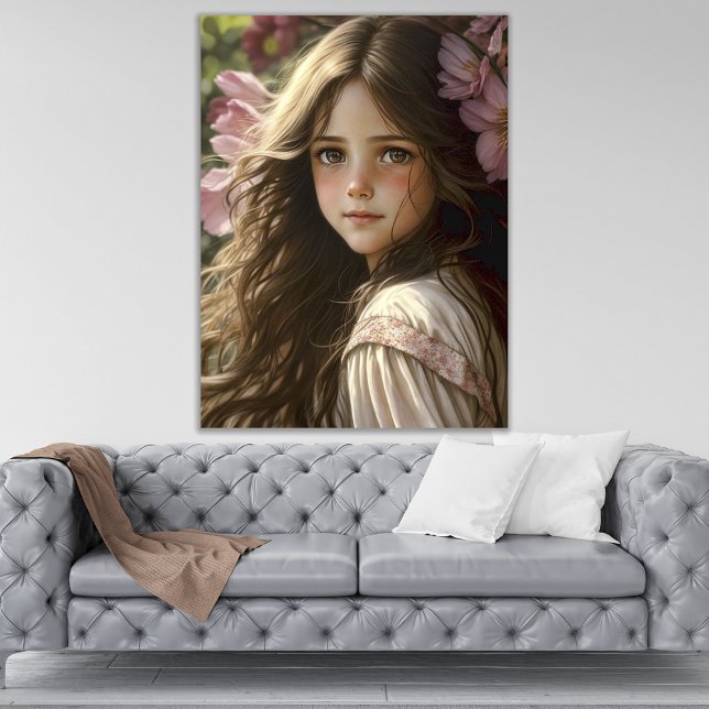 Elegant Photorealistic Girl Portrait AI Generated  Poster (Creator Uploaded)