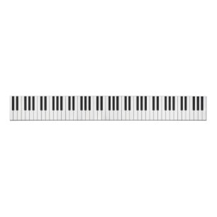 Elegant Piano Keyboard Musical Occasion Grosgrain Ribbon