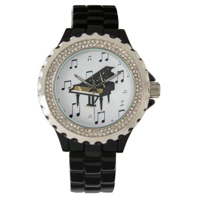 Elegant Piano Watch (Front)