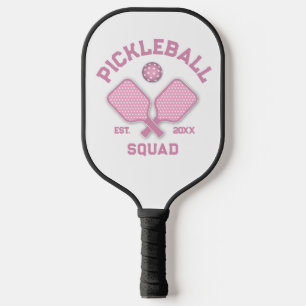 Elegant Pickleball Monogram Design Paddle