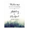 Elegant Pine Trees Forest Winter Wedding Sign