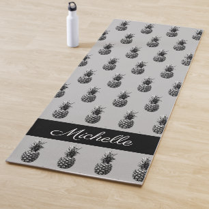 Elegant Pineapple Custom Yoga Mat