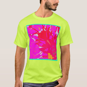 Elegant Pink Abstract Pattern T-Shirt