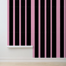 Elegant Pink and Black Stripe