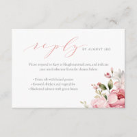Elegant Pink Baby Girl Baby Shower Meal Selection
