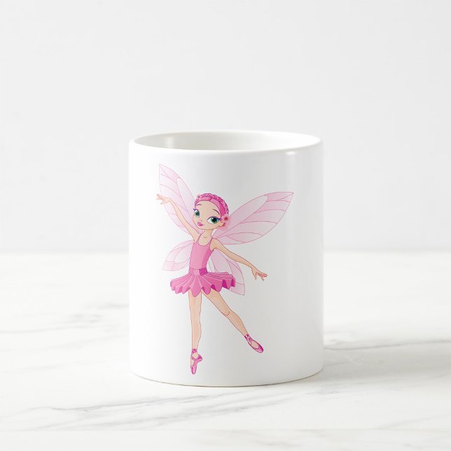 Elegant Pink Ballerina Fairy For Dance Lovers  Coffee Mug (Creator Uploaded)