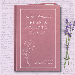 Elegant Pink Bonus Mum Storybook Mother’s Day Card