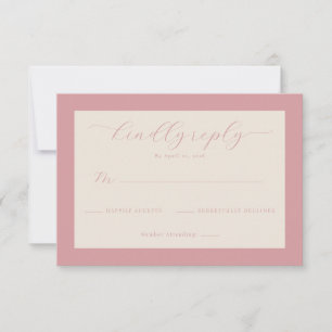 Elegant Pink Calligraphy Template