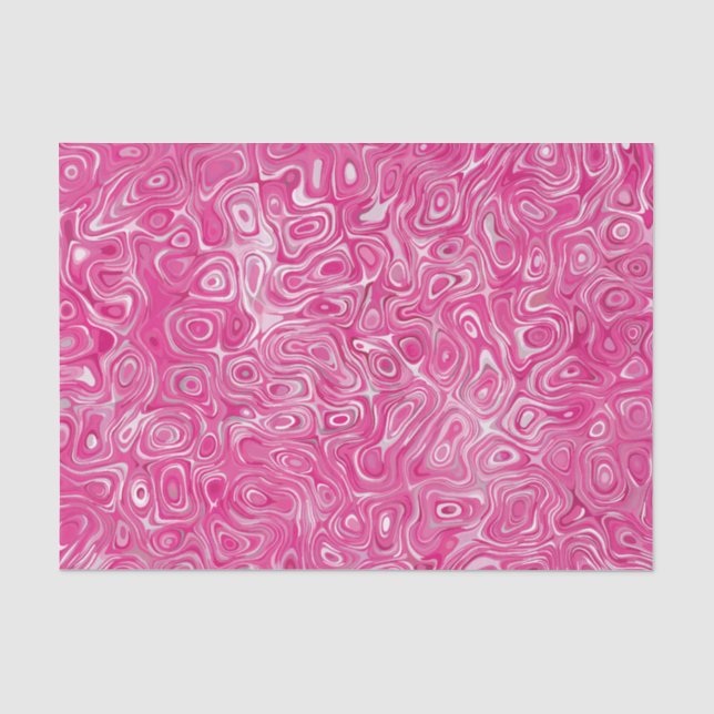 Elegant pink candy marble texture abstract modern tissue paper (Front)