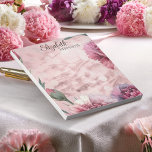 Elegant Pink Carnations Boho Floral - Name Notepad<br><div class="desc">Add a touch of refined floral beauty to everyday notes with this personalised carnation floral notepad, designed to feel elegant, timeless, and versatile. Perfect for adult birthday gifts, bridal shower favours, baby shower favours, or general daily use, this notepad blends soft colour with graceful botanical detail. The design features an...</div>