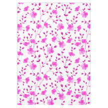 Elegant pink  Daisy Floral  Tablecloth