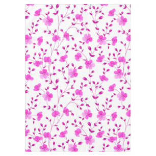Elegant pink Daisy Floral Tablecloth