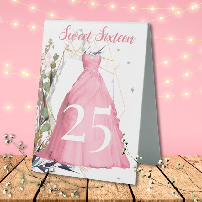 Elegant Pink Dress Personalised Sweet 16  (Creator Uploaded)