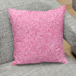 Elegant Pink Faux Glitter & Sparkles Cushion<br><div class="desc">Image of pink faux glitter and sparkles. Request any color you like.</div>