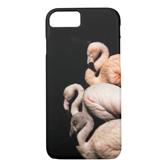 Elegant pink flamingo Case-Mate iPhone case (Back)