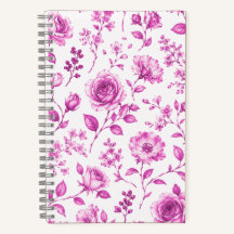 Elegant Pink Floral Border