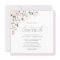 Elegant Pink Floral Bridal Luncheon Invitation