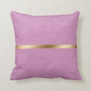 Elegant Pink Leather Cushion