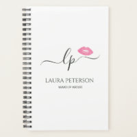 Elegant pink lips handwritten script calligraphy