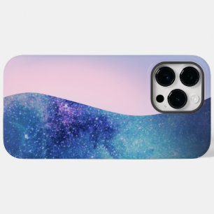 Elegant Pink Modern gradient galaxy glitter star Case-Mate iPhone 14 Pro Max Case