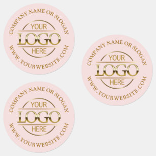 Elegant Pink Promotional Company Business Logo