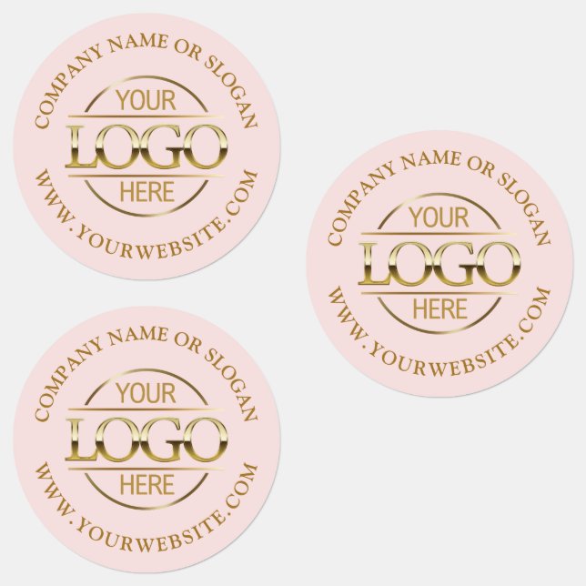 Elegant Pink Promotional Company Business Logo (Group)