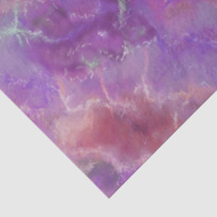Elegant pink, purple and silver Marble Pattern Tissue Paper