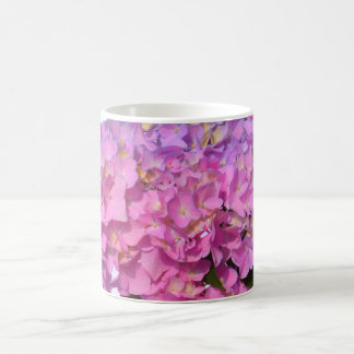 Elegant pink purple blue floral coffee mug