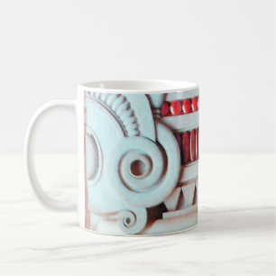 ELEGANT PINK RED ART NOUVEAU,FANTASY MARBLE  DECOR COFFEE MUG