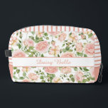 Elegant Pink Rose Garden Travel Dopp Kit<br><div class="desc">Carry your wedding day essentials in style with our Elegant Pink Rose Garden Travel Pouch. Adorned with watercolor roses,  it's the perfect blend of beauty and function for brides,  bridesmaids,  or honeymoon travel. This accessory pouch is a part of a wedding collection with coordinating items available.</div>