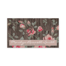 Elegant Pink Roses on Rustic Wood Background