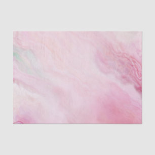 Elegant Pink Watercolor Agate Pattern  Tissue Pape Tissue Paper