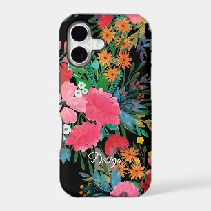 Elegant Pink watercolor Floral Bouquet Design