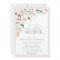 Elegant Pink Watercolor Floral Bridal Shower