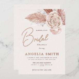 Elegant Pink Watercolor Floral Bridal Shower Real