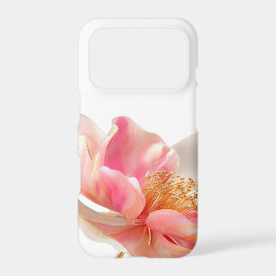 Elegant Pink Watercolor Floral iPhone 17 Pro Case