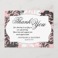 Elegant Pink, White, & Grey Floral Pattern